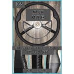 Marlin Rambler 95 Steering Wheel Classic Restored with New Leather P0048