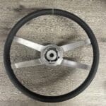 Porshe 912 1968 Steering Wheel Classic Restored to New Leather P5040