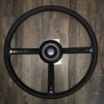 Toyota Land Cruiser 1978 Steering Wheel Classic Restored to New Leather P2678