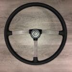 Triumph TR4A 1967 Steering Wheel Classic Restored to New Leather AFTER P1553