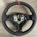 BMW E46 330 CF 2001 Steering Wheel Restored to New Leather P6078