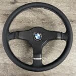 BMW M5 1990 Steering Wheel Restored to New Leather P1414