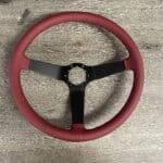 Chevy Corvette 1982 Steering Wheel Restored to New Leather P7208