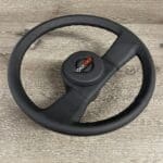 Chevy Corvette 1985 Steering Wheel Restored to New Leather P2386
