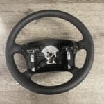 Chevy Corvette 1991 Steering Wheel Restored to New Leather P6534
