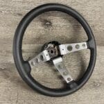 Ford Bronco 1979 Steering Wheel Restored to New Leather P4402