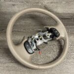 Ford Excursion 2001 Steering Wheel Restored to New Leather P7704