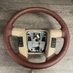 Ford F150 2014 Steering Wheel Restored to New Leather P7683