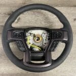 Ford F250 2020 Steering Wheel Restored to New Leather P39978