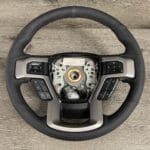 Ford F250 2020 Steering Wheel Restored to New Leather P4181