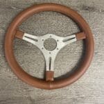 Honda S600 1965 Steering Wheel Restored to New Leather P6541