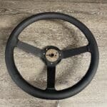 International Scout 1979 Steering Wheel Restored to New Leather P7634