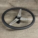 Jaguar XKE 1974 Steering Wheel Restored to New Leather P7491
