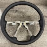 Jeep Wrangler 2005 Steering Wheel Restored to New Leather P2448