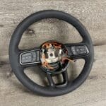 Jeep Wrangler 2024 Steering Wheel Restored to New Leather P4146
