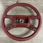 Lincoln Towncar 1984 Steering Wheel Restored to New Leather P2282