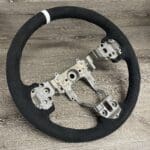 Mitsubishi Evo 2015 Steering Wheel Restored to New Leather P7726