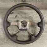 Mitsubishi Montero 1996 Steering Wheel Restored to New Leather P2966