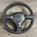 Nissan Skyline GTR 1999 Steering Wheel Restored to New Leather P7863
