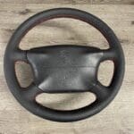 Porsche 911 1996 Steering Wheel Restored to New Leather P6174