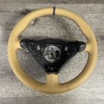 Porsche 911 1999 Steering Wheel Restored to New Leather P6116