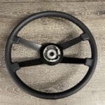 Porsche 914 1970 Steering Wheel Restored to New Leather P8349