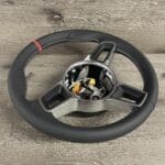 Porsche 981 Boxster 2016 Steering Wheel Restored to New Leather P6853