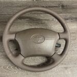 Toyota Land Cruiser 1995 Steering Wheel Restored to New Leather P7999