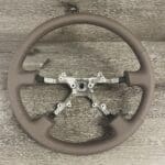 Toyota Land Cruiser 1996 Steering Wheel Restored to New Leather P2202