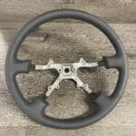 Toyota Land Cruiser 1997 Steering Wheel Restored to New Leather P1983