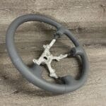 Toyota Land Cruiser 80 1986 Steering Wheel Restored to New Leather P8210