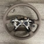 Toyota Land Cruiser Steering Wheel Restored to New Leather AFTER P4354
