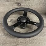 Volkswagen Super Beetle 1974 Steering Wheel Restored to New Leather P5897