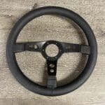 Volvo 142E 1973 Steering Wheel Restored to New Leather P5197