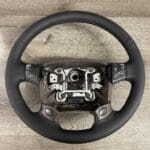 Volvo Truck 2015 Steering Wheel Restored to New Leather P4230