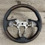 Acura MDX 2020 Steering Wheel Restored to New Leather and Wood P3202