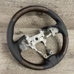 Acura MDX 2020 Steering Wheel Restored to New Leather and Wood P3203