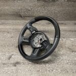 Audi A8 2014 Steering Wheel Restored to New Leather and Wood P3369