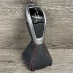 BMW 535XI 2008 Gearshift Knob Restored to New Leather P3381