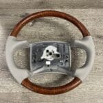 Buick Riviera 1998 Steering Wheel Restored to New Leather and Wood P7128