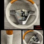 Cadillac XLR 2004 Steering Wheel Restored to New Leather P9928
