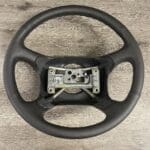 Chevy C1500 Cheyenne 1997 Steering Wheel Restored to New Leather P9672