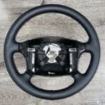 Chevy Camaro 1973 Steering Wheel Restored to New Leather P4338