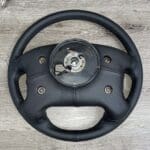 Chevy Camaro 1990 Steering Wheel Restored to New Leather P3571