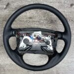 Chevy Camaro 1990 Steering Wheel Restored to New Leather P3573