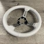 Chevy Corvette 1977 Steering Wheel Restored to New Leather P0514