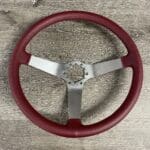 Chevy Corvette 1982 Steering Wheel Restored to New Leather P1147