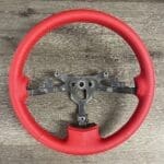 Chevy Corvette 2011 Steering Wheel Restored to New Leather P1042