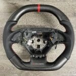 Chevy Corvette Steering Wheel Restored to New Leather and Carbon Fiber P6171