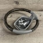Chevy Impala 1996 Steering Wheel Restored to New Leather and Wood P7136